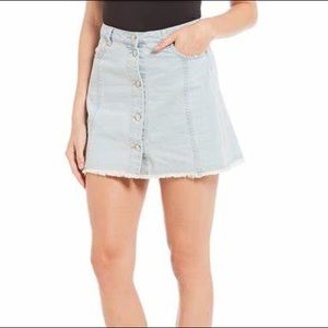 Gianni Bono Chrissy Button Denim Skirt (Worn Once)